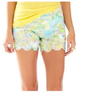 Lilly Pulitzer the buttercup Shirley blue short
